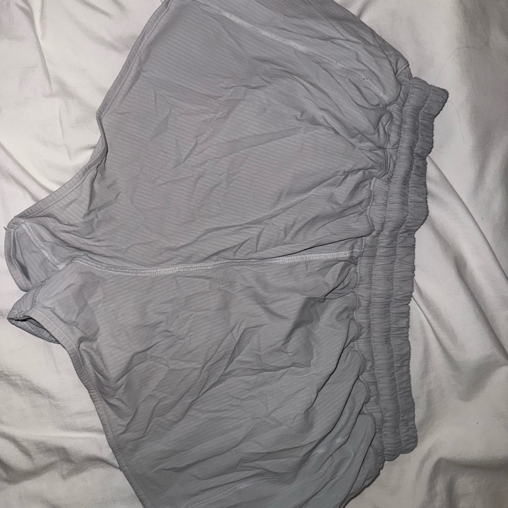Lululemon Athletica White Athletic Shorts